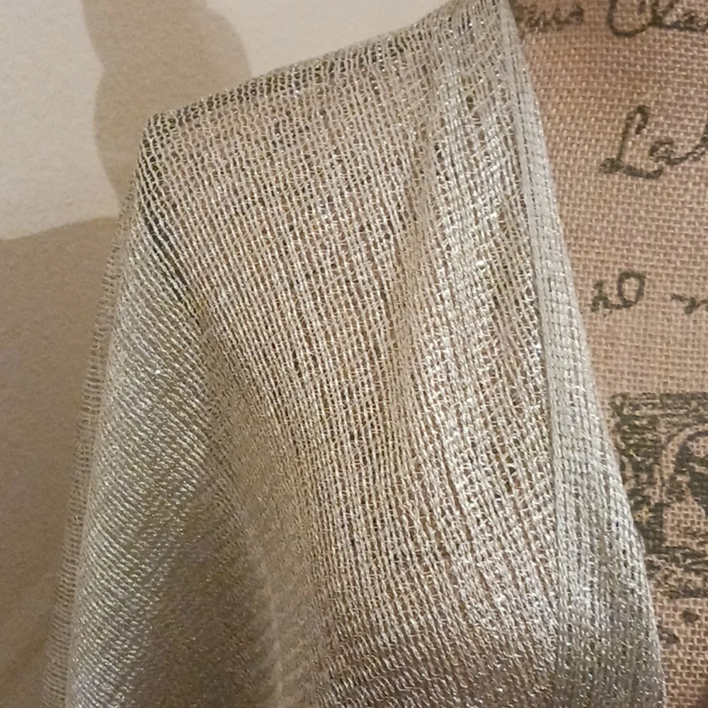 NWT Metallic Beach Wrap